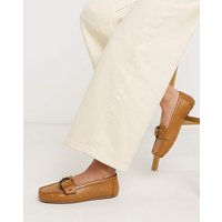 Leather Driving Moccasin Wide