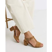 T Bar Heeled Sandals Extra Wide JD Williams