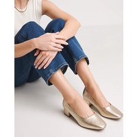 Flexi Sole Block Heel Shoes Ex Wide Fit