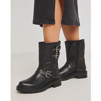 Calf Height Biker Boot Ex Wide EEE Fit