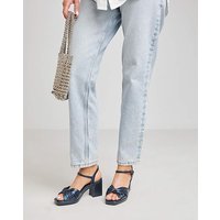Twist Upper Platform Sandal Wide Fit