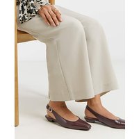 Square Toe Slingbacks Wide JD Williams