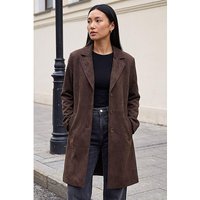 Suedette Coat