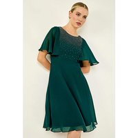 Embellished Skater Dress