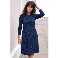 Floral Side Ruched Dress