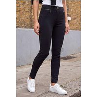 Zip Detail Stretch Trouser