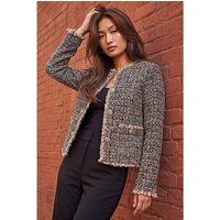 Boucle Frayed Edge Jacket