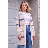 Soft Knit Stripe Cardigan