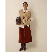 Nicky Corduroy Midi Skirt