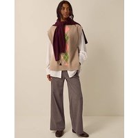 Jan Check Print Jersey Trousers