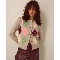 Alba Argyle Cardigan