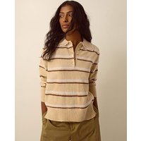 Sutton Stripe Jumper Butter