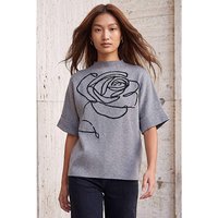 Rose High Neck Knit Jumper