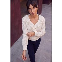 Textured Frill Top