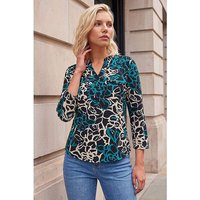 Abstract Print Button Top
