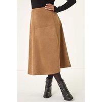 Suede Line Skirt