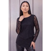 Lace Layered Hem Top