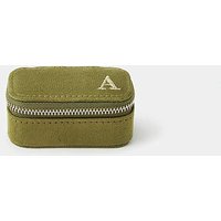 Suede Initial Jewellery Box