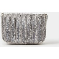 Beaded Fold Over Clutch Bag ONE