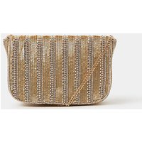 Beaded Fold Over Clutch Bag ONE