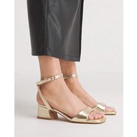 Barely There Low Block Heel Ex Wide