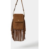 Fringe Suede Phone Bag ONE