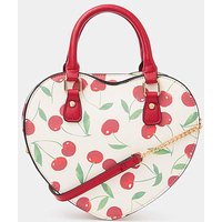 Cherry Print Heart Crossbody ONE