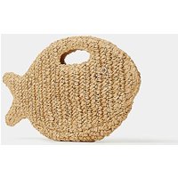 Fish Raffia Clutch Bag ONE