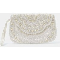 Pearl Beaded Clutch Bag ONE