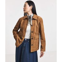JDY Faux Suede Jacket Toffee