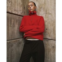 Quarter Zip Knit Sweater