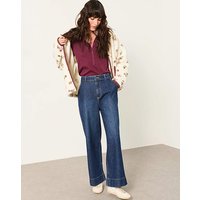 Hove Wide Leg Jean Dark Blue