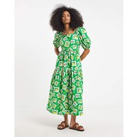 Cotton Postcard Dress Multicolour