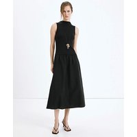 Contrast Bodice Dress