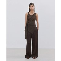 High Waisted Lyocell Trousers