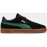 Club Suede Trainers Black Green