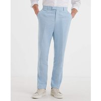 Danny Linen Mix Suit Trouser Light Blue 38R