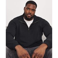 1 4 Zip Neck Sweatshirt Long Jacamo 36 38
