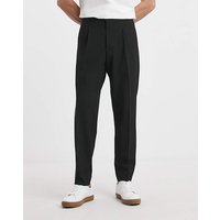 Tailored Loose Fit Pleat Stretch Trouser 40R