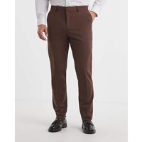 Tapered Fit Flat Front Stretch Trouser 52R