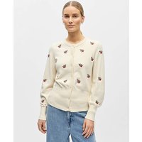 Long Sleeve Embroidered Cardigan Multi Coloured