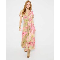 JB Prettiest Patchwork Print Dress Multi Coloured