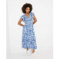 Santorini Floral Jersey Dress Multi Coloured