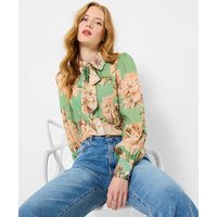 JB Olivia Blouse Detachable Tie Multicolour