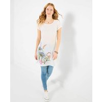JB Spring Meadow Embroidered Tunic Top