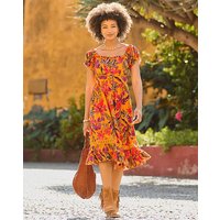 Amelia Printed Dress Multi Coloured