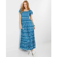 JB Beach Boutique Crinkle Dress Petite Multi Coloured 16P