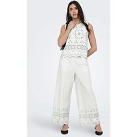 Marina Embroidered Ankle Trouser