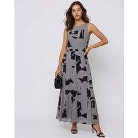 Maxi Dress Grey Black