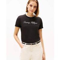Script Crew Neck Tee